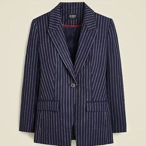 NWOT J. Crew Collection Vivienne blazer in pinstripe Italian wool blend